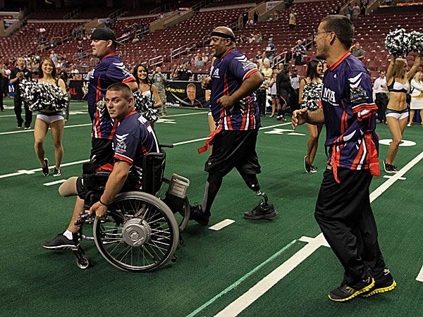 Ex-Eagles Take on Wounded Warriors for Charity